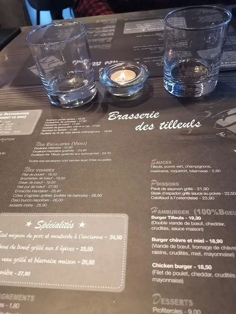 Menu_Brasserie Les Tilleuls_Andenne_image_2