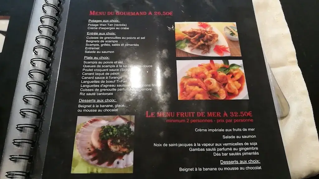 Menu_Chez YOUFU_Andenne_image_1