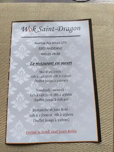 Menu_Wok Saint-Dragon_Andenne_imagen_2