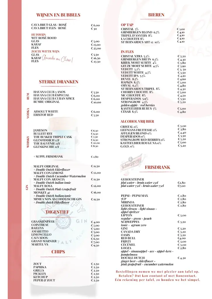 Menu_Brasserie Chérie_Berlare_image_3