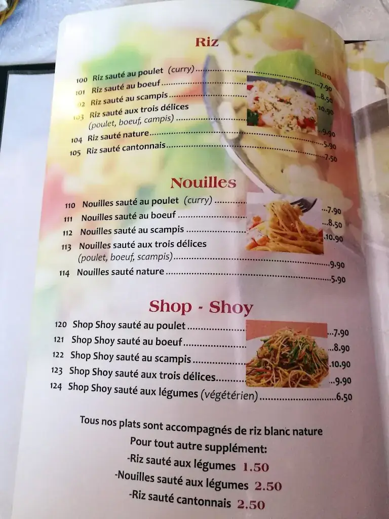 Menu_Chez Zhou_Andenne_imagen_1