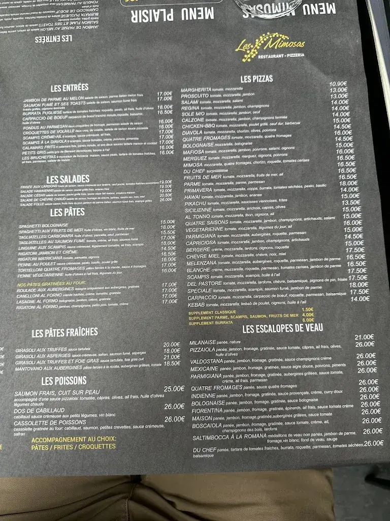 Menu_Les Mimosas_Fernelmont_image_2