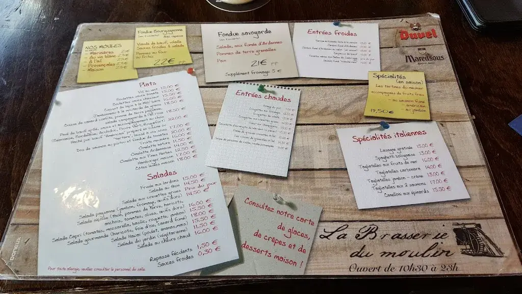 Menu_Brasserie du Moulin_Anhée_image_1