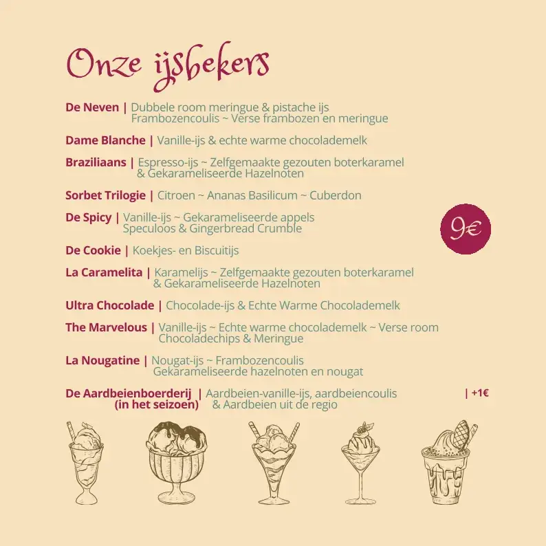 Menu_Les Cousines - Restaurant & Hébergement_Anhée_image_3