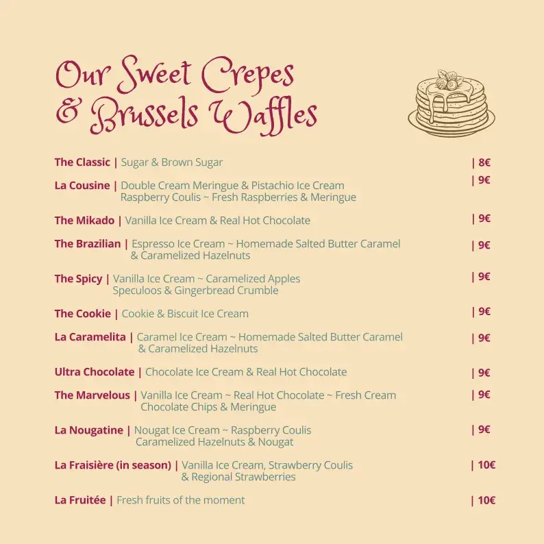 Menu_Les Cousines - Restaurant & Hébergement_Anhée_image_4