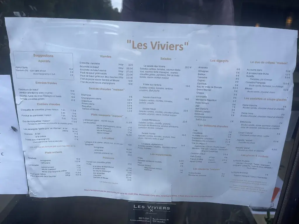 Menü_Les Viviers_Anhée_Bild_1