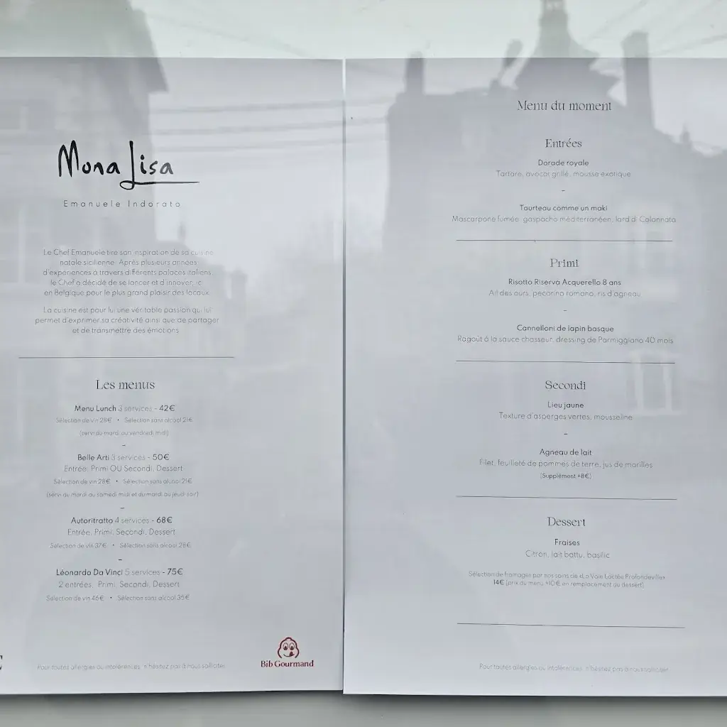 Menu_Mona Lisa_Yvoir_image_1