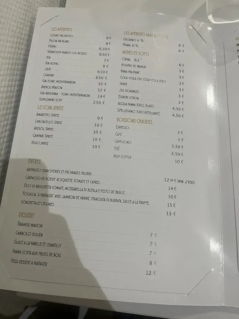 Menu_Pizzeria Lievità_Anhée_image_2