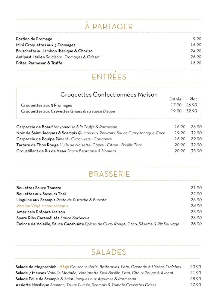 Menü_Les 7 Meuses Restaurant & Accommodation Insolites Wellness Hôteliers & Familiaux_Profondeville_Bild_2