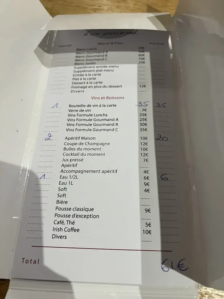 Menu_La Cuisine d'un Gourmand_Profondeville_image_2