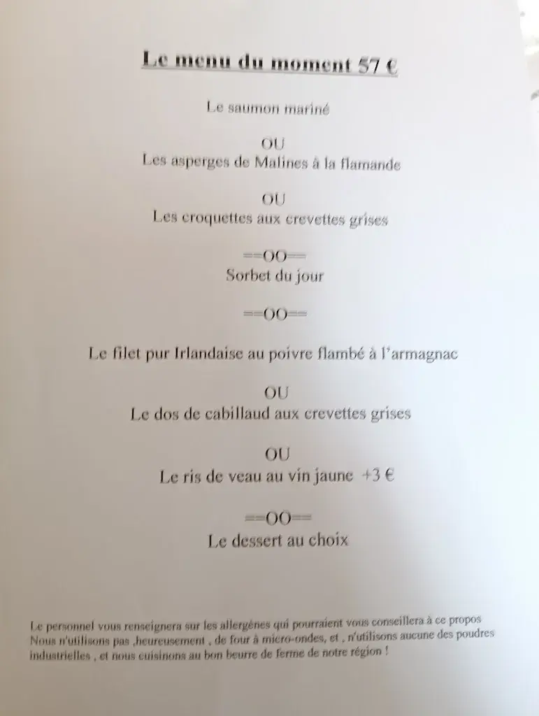 Menu_L'ours rouge_Dinant_image_1