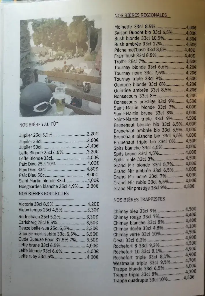 Menu_Auberge du Lac_Antoing_imagen_2