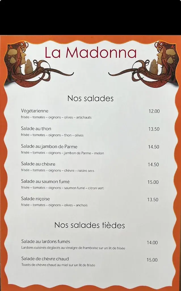 Menu_Pizzeria La Madonna_Antoing_image_4