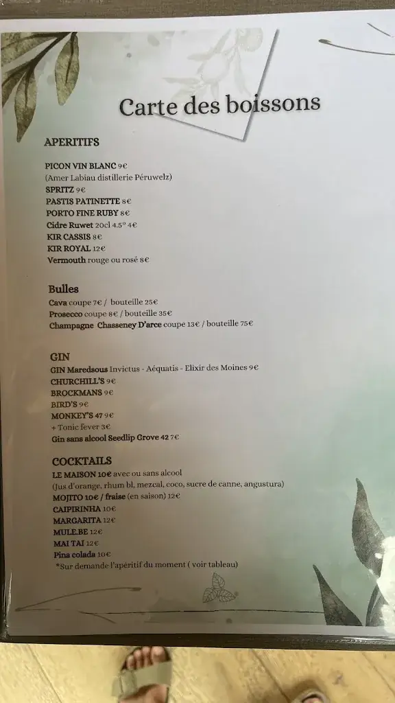 Menü_La Maison_Antoing_Bild_3