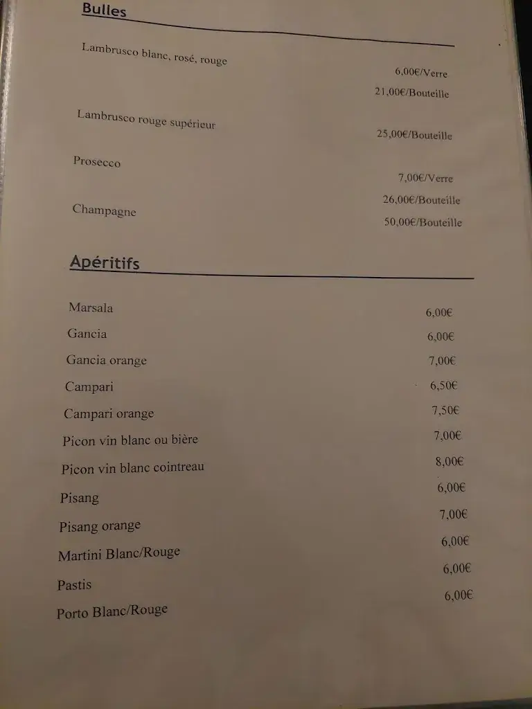 Menü_Sapori Di Casa Mia_Tournai_Bild_1