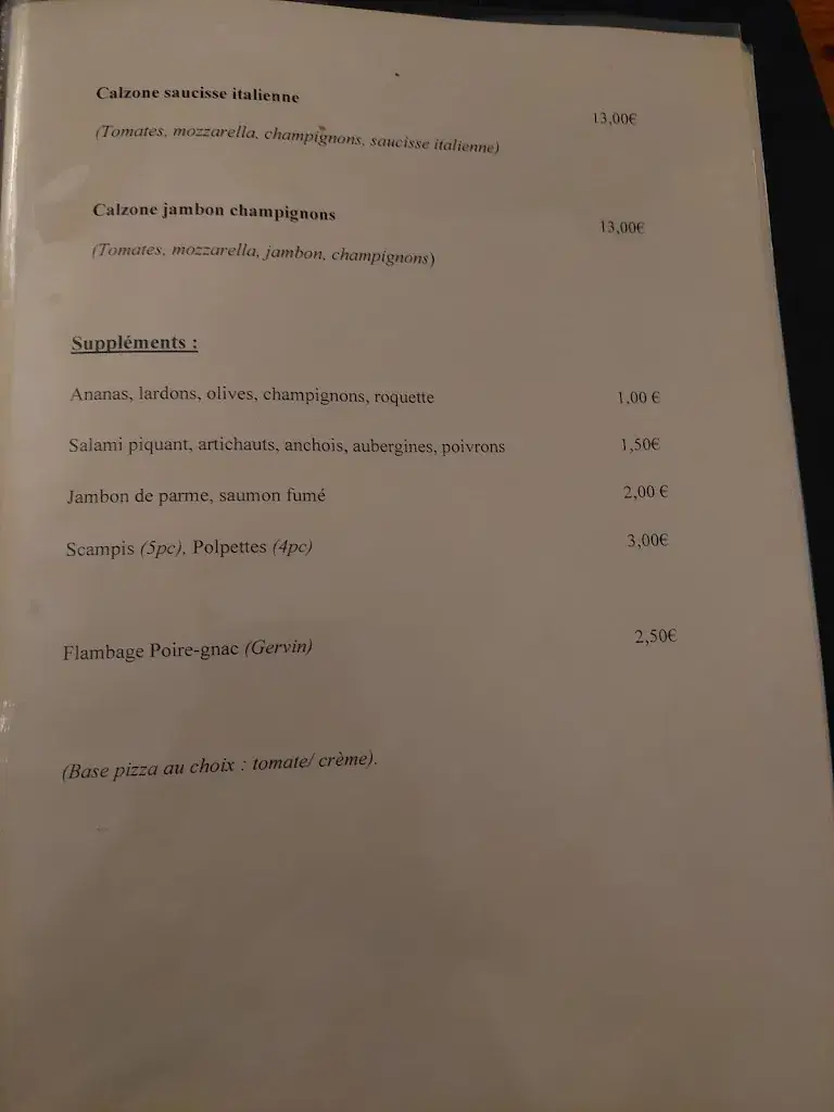 Menü_Sapori Di Casa Mia_Tournai_Bild_2