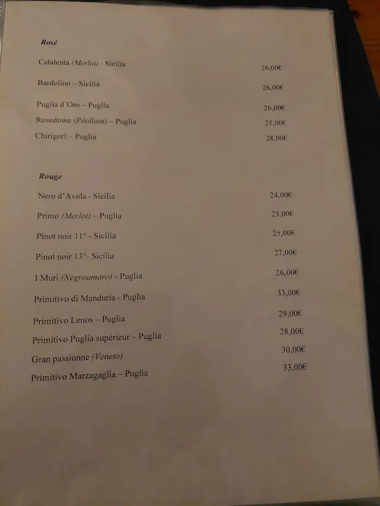 Menü_Sapori Di Casa Mia_Tournai_Bild_4