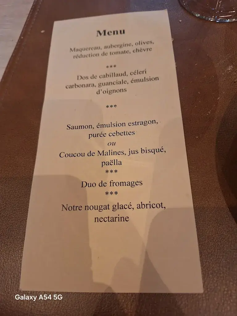 Menu_La Paulée Marie Pierre_Tournai_imagen_2