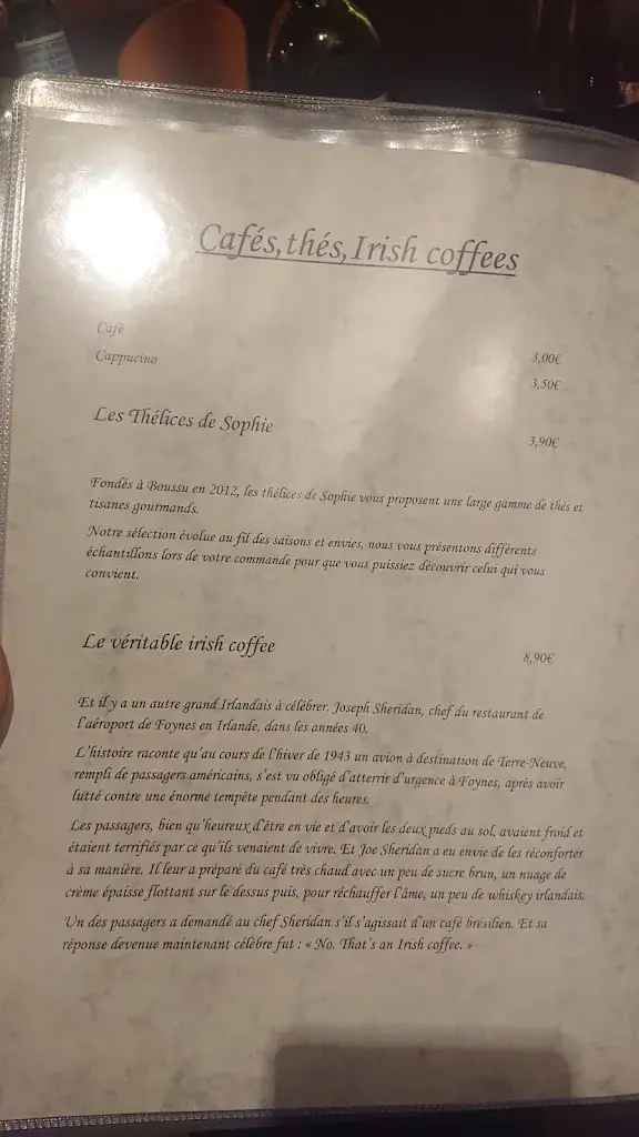 Menu_L'Arche de Noé_Tournai_image_4