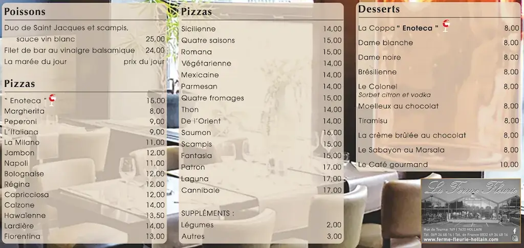 Menü_L'Enoteca - Restaurant & Salle de Réception - Tournai_Tournai_Bild_3