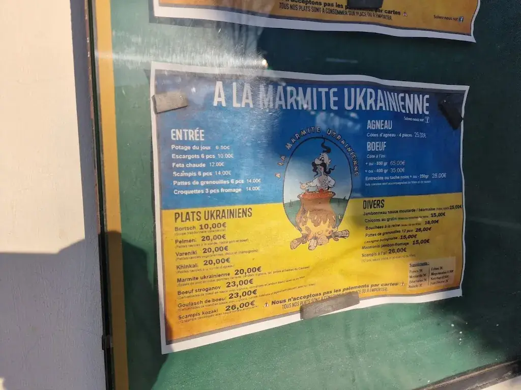 Menü_A La Marmite Ukrainienne - Arlon_Arlon_Bild_3