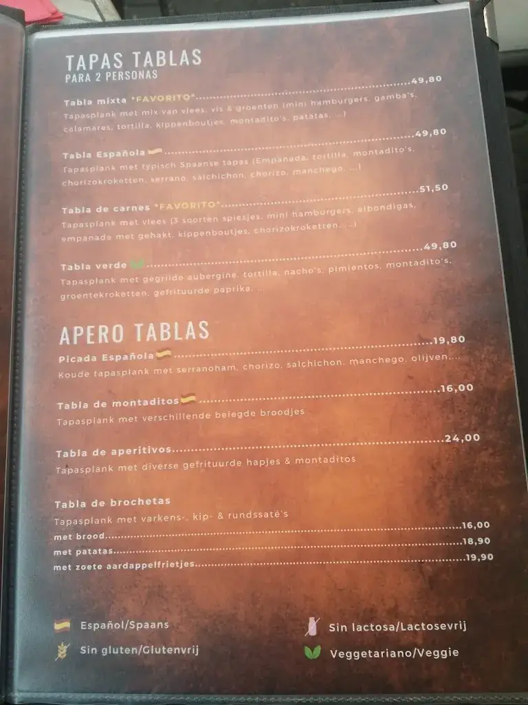 Menu_El Bocado Bilzen_Bilzen-Hoeselt_image_1