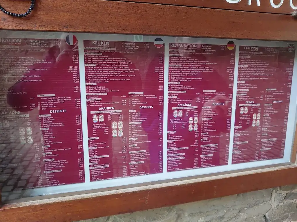 Menü_Le Moulin du Val-Dieu_Aubel_Bild_2