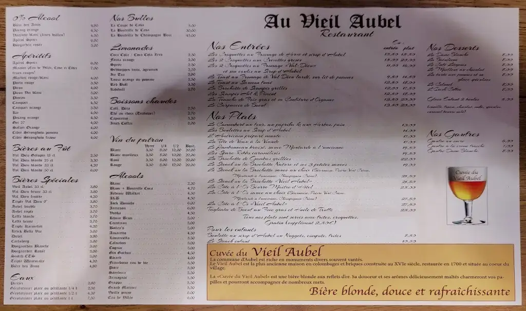 Menu_Au Vieil Aubel_Aubel_image_1