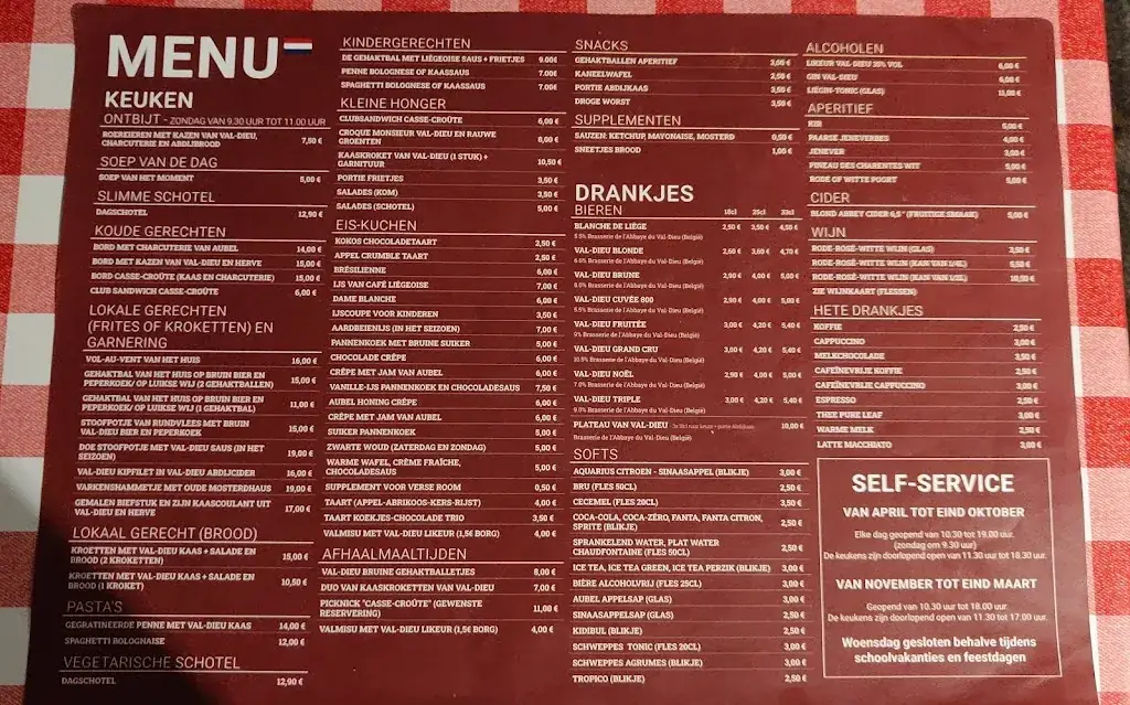 Menü_Le Casse-Croûte du Val-Dieu_Aubel_Bild_1