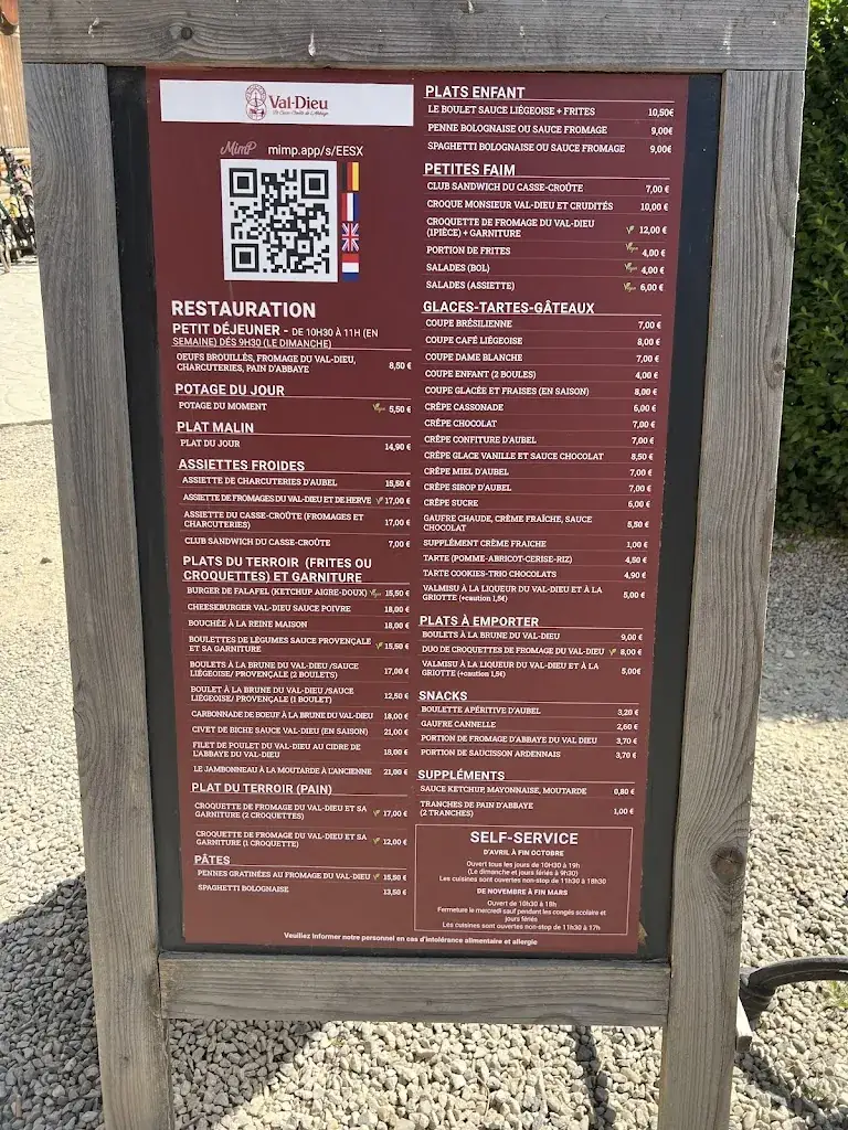 Menü_Le Casse-Croûte du Val-Dieu_Aubel_Bild_3