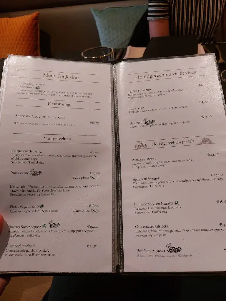 Menü_Inglesino Italian Restaurant_Bilzen-Hoeselt_Bild_4