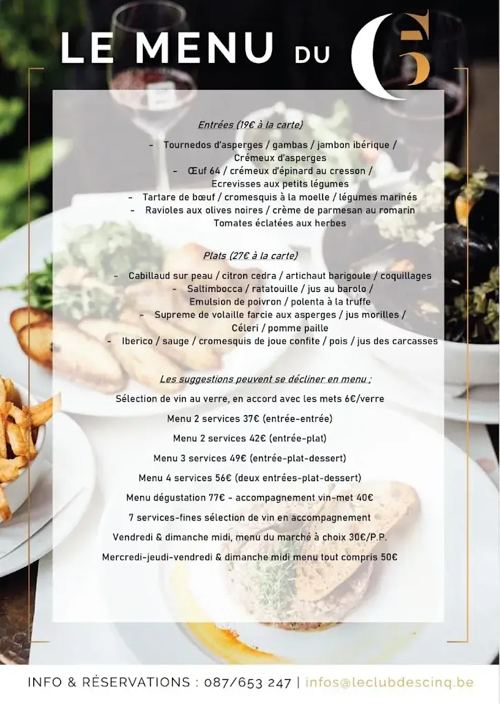 Menu_C5 , villa gourmande _Aubel_image_1