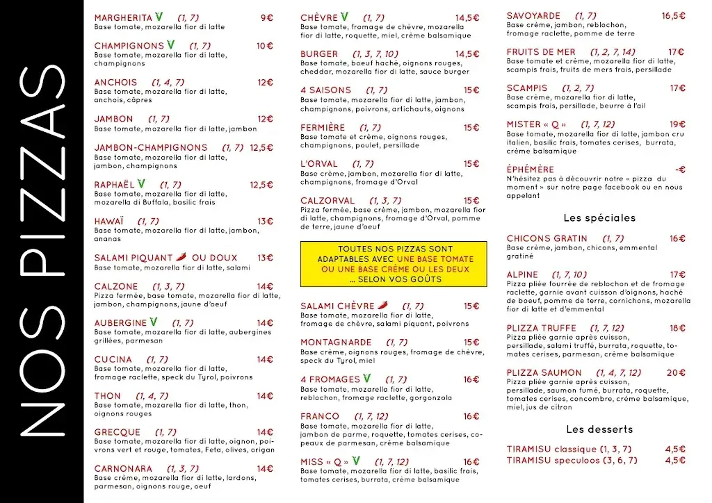 Menü_O'Four No_Aubange_Bild_1