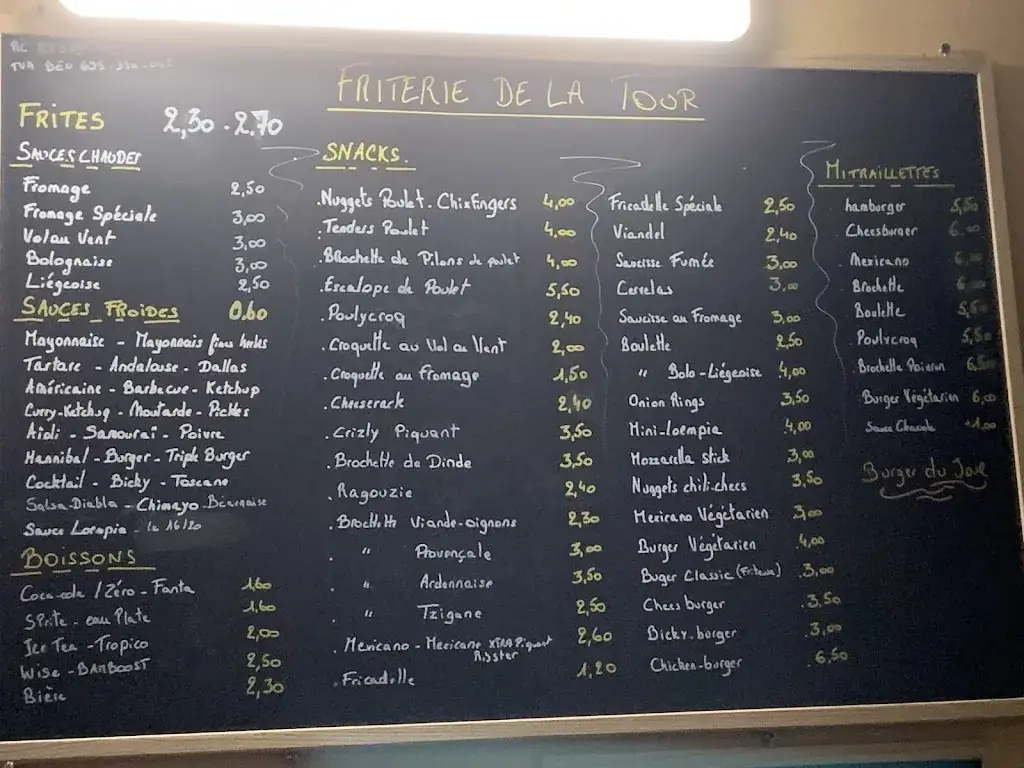 Menu_Friterie de La Tour_Aubange_image_3