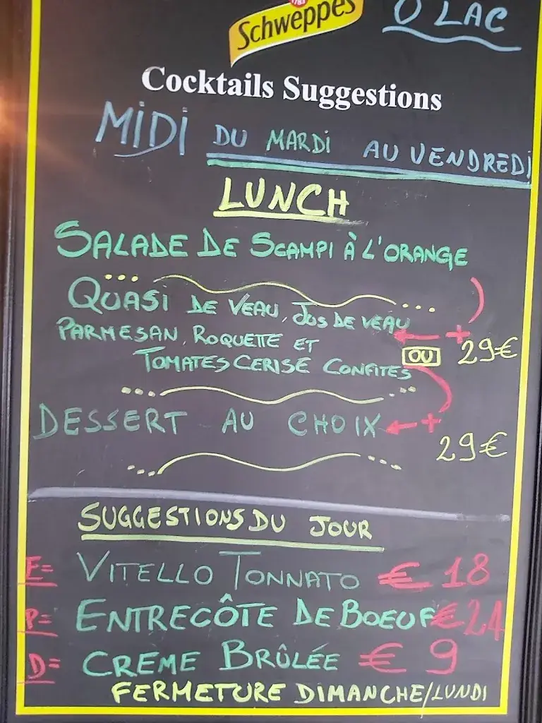 Menu_Ô Lac Messancy Restaurant_Messancy_image_1