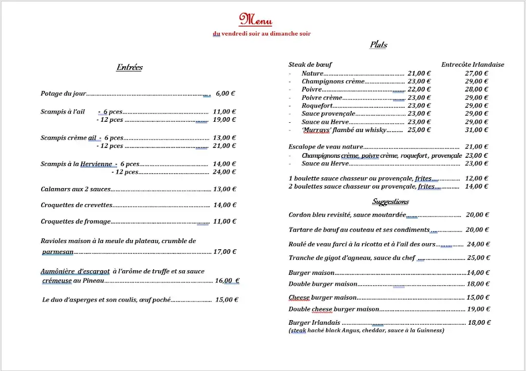 Menü_The Murrays_Limbourg_Bild_1