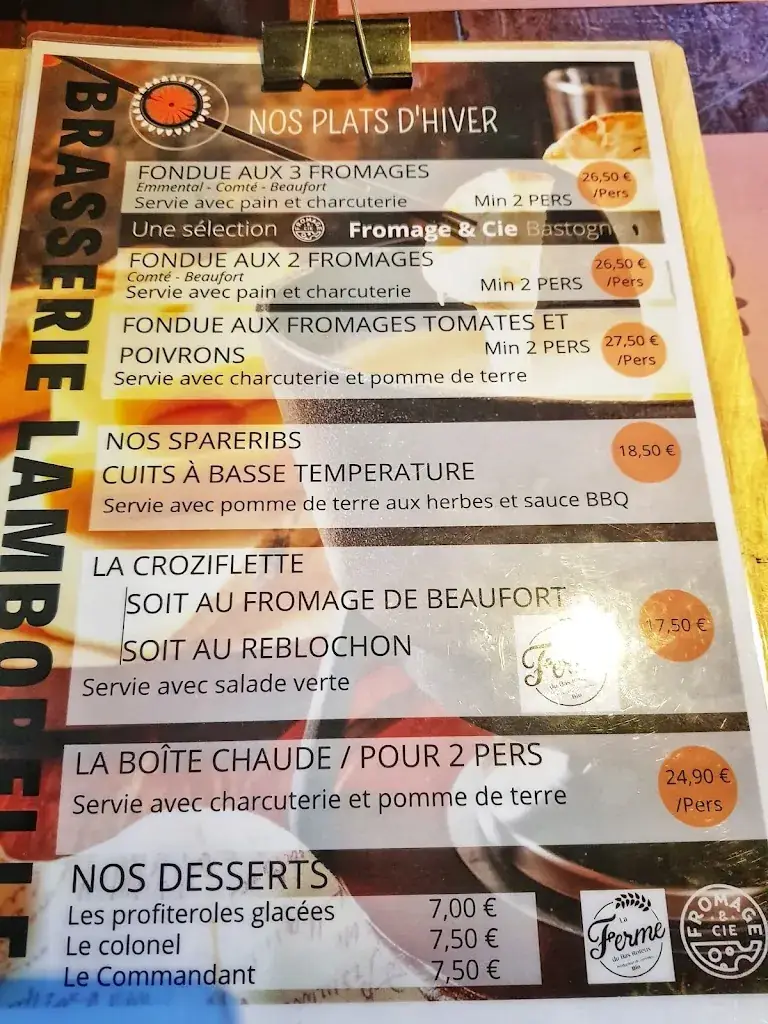 Menu_Brasserie Lamborelle_Bastogne_image_1