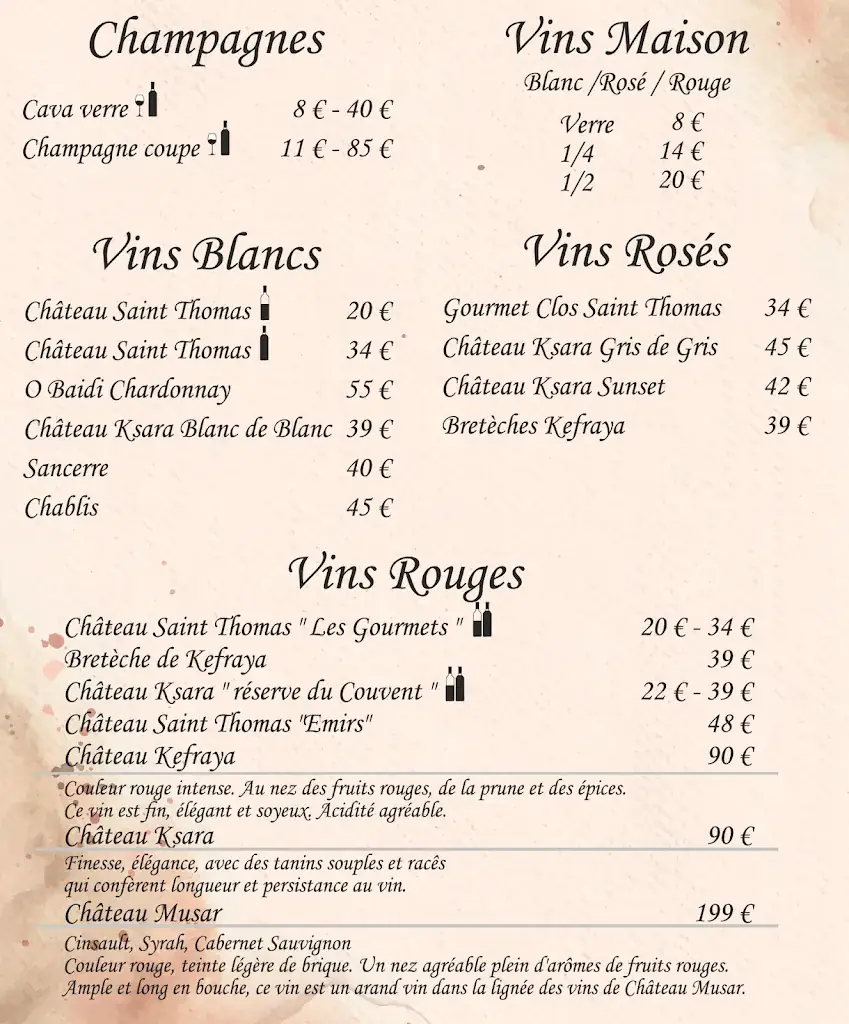 Menü_Ksara restaurant_Beauvechain_Bild_2