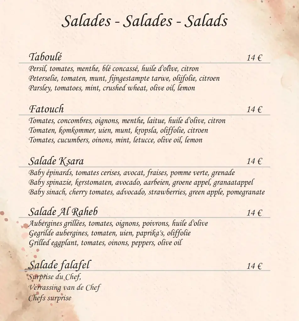 Menü_Ksara restaurant_Beauvechain_Bild_3