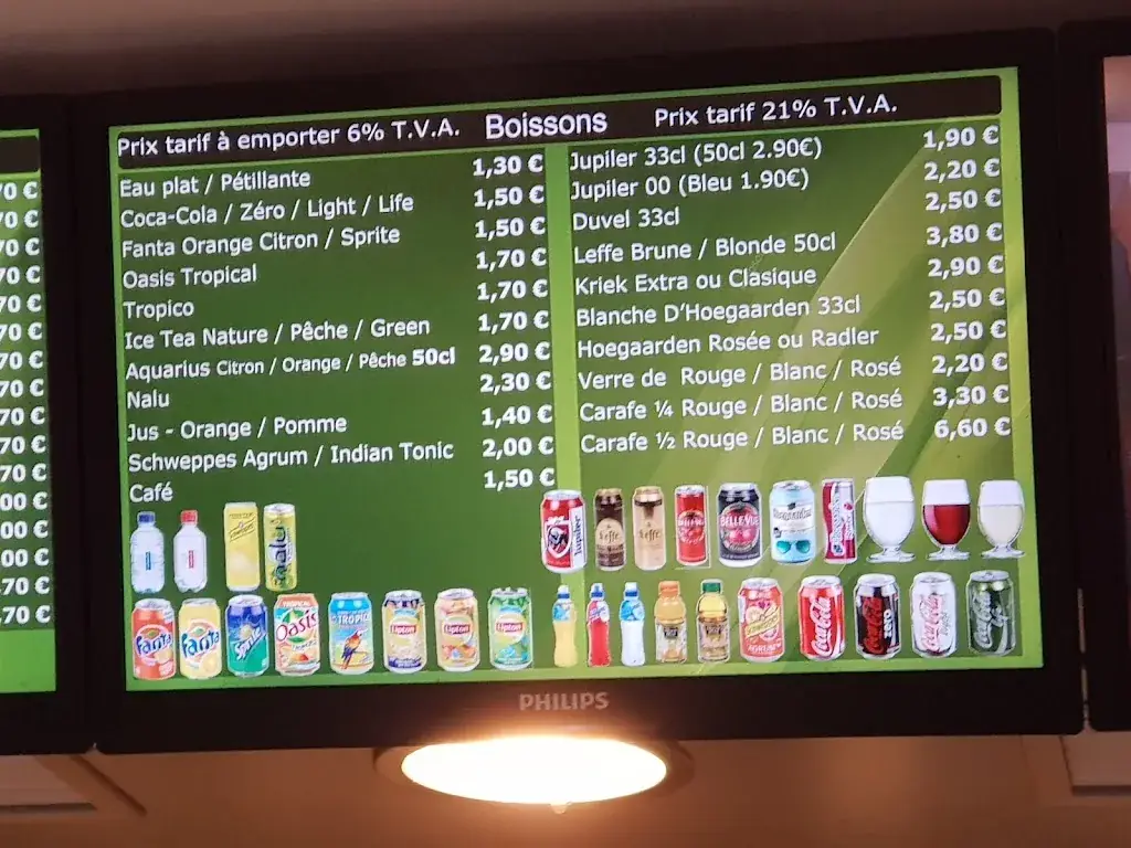 Menu_Friterie Le Roi Soleil_Beauvechain_image_2