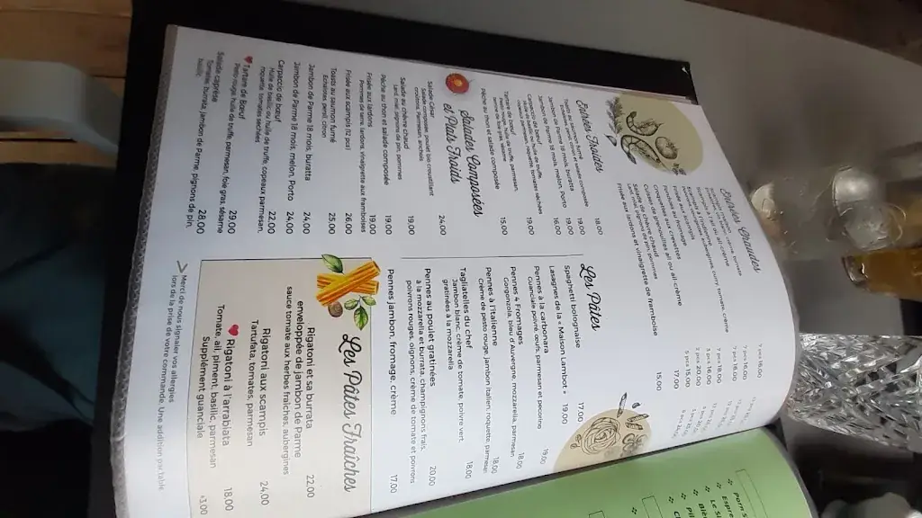 Menü_Brasserie Le Pèlerin_Beauraing_Bild_4