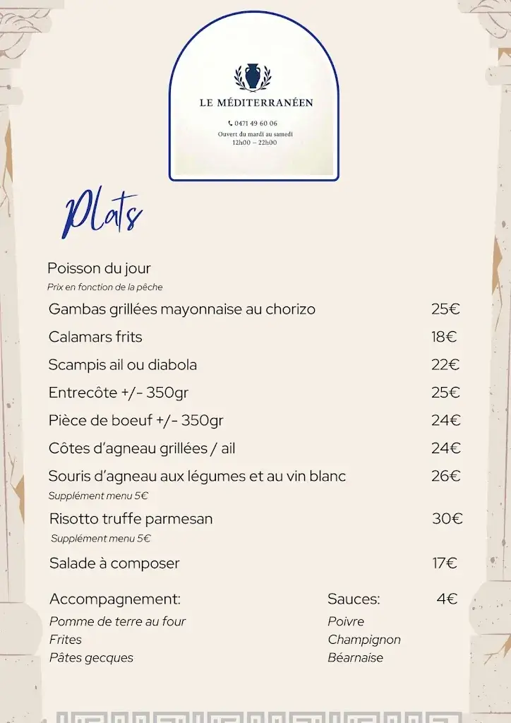 Menu_Le méditerranéen_Beauraing_image_1