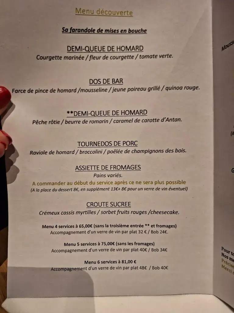 Menu_Le Petit Axhe_Waremme_image_1