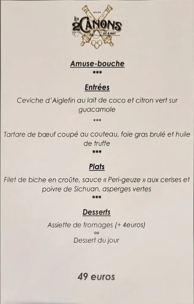 Menu_Les 2 Canons_Lasne_imagen_1