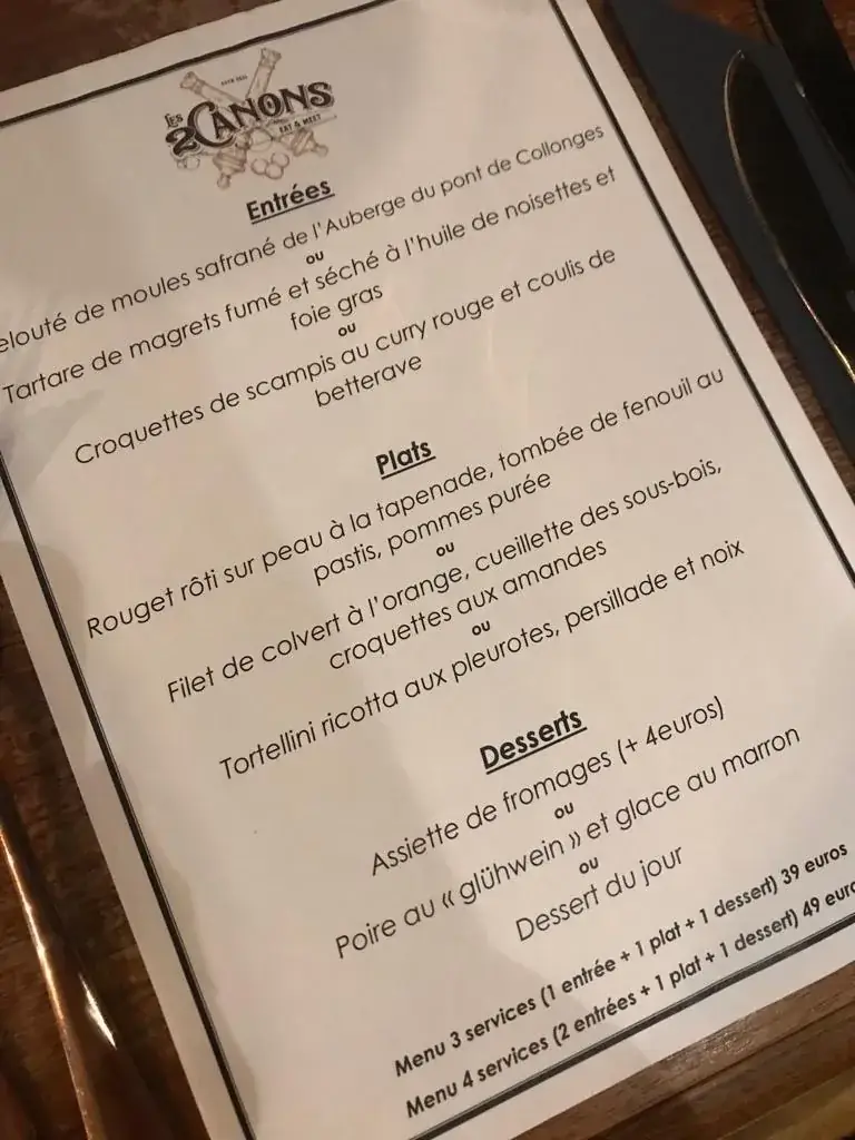 Menu_Les 2 Canons_Lasne_imagen_4