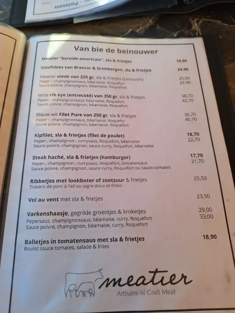 Menu_Le Grand Café_Blankenberge_image_1