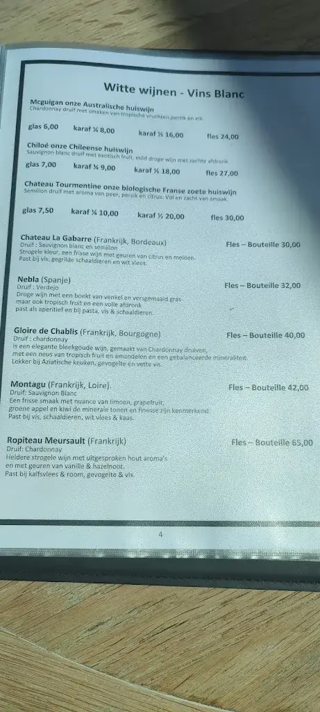Menu_Le Grand Café_Blankenberge_image_4