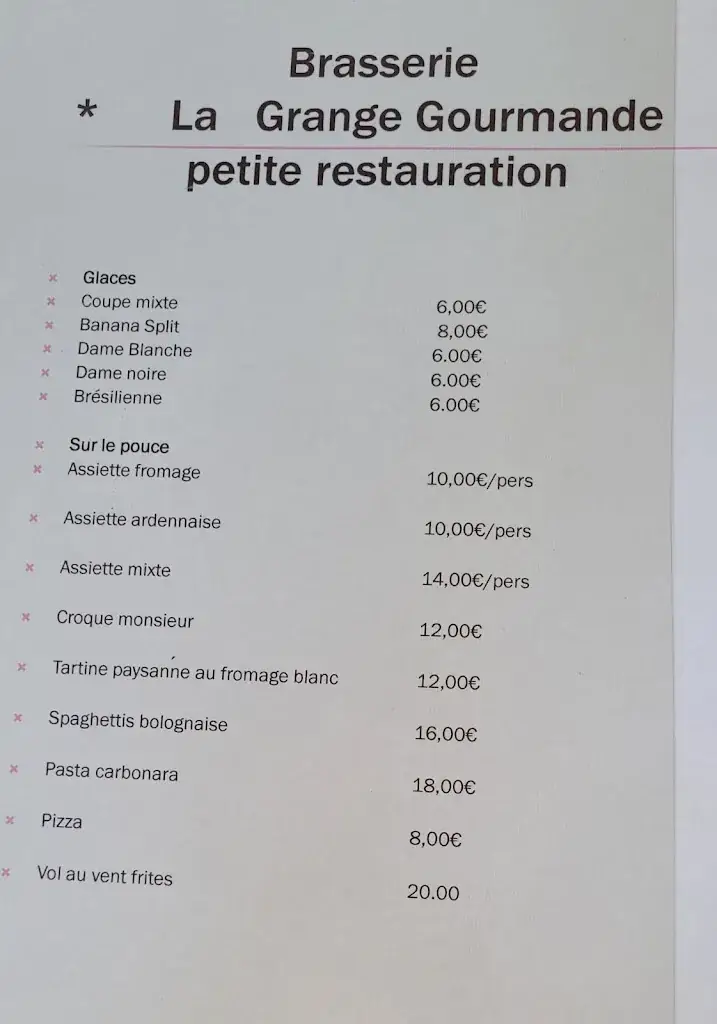 Menü_La Grange Gourmande_Bastogne_Bild_3