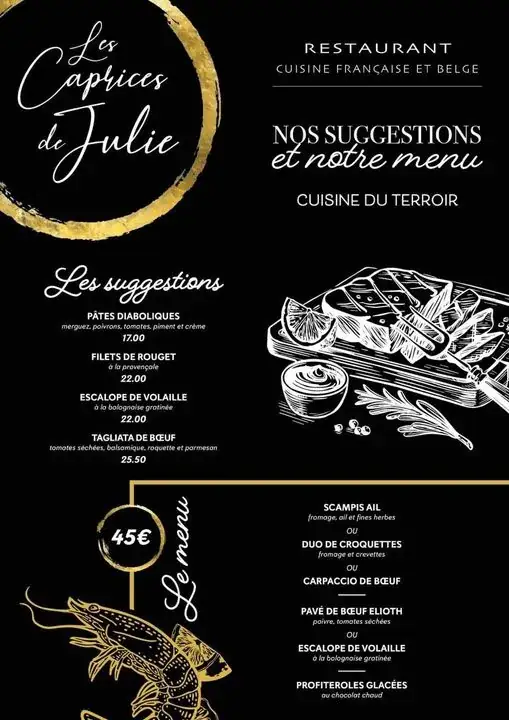 Menu_Les Caprices de Julie_Bertrix_image_1