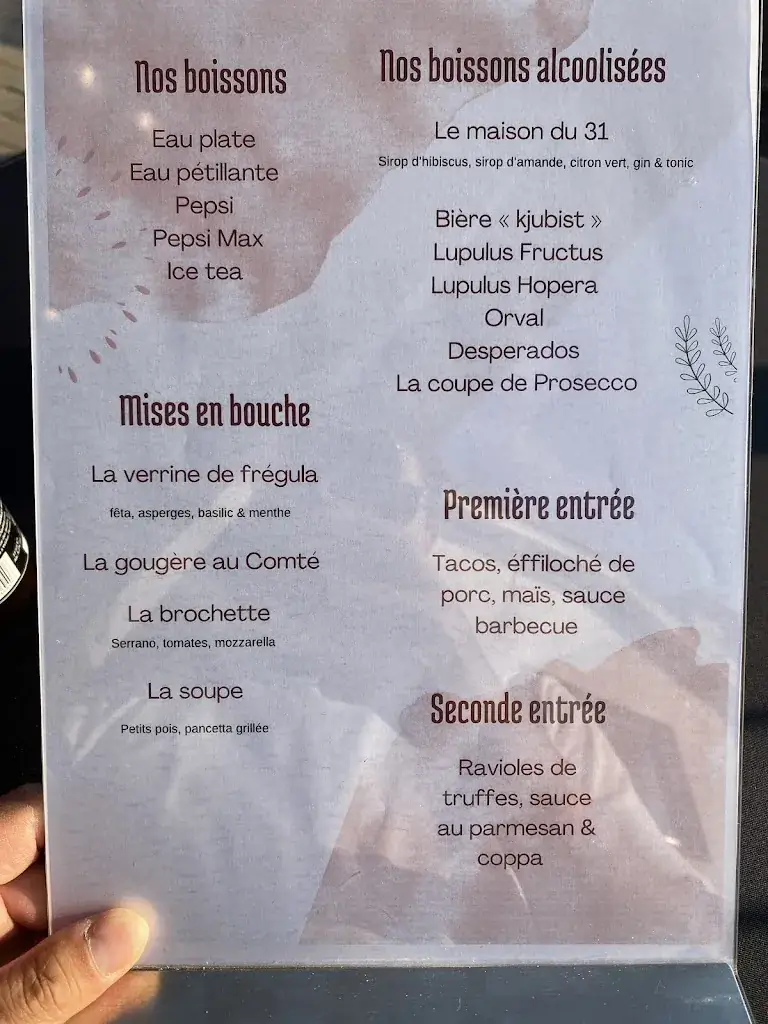 Menü_Place 31_Bertrix_Bild_1